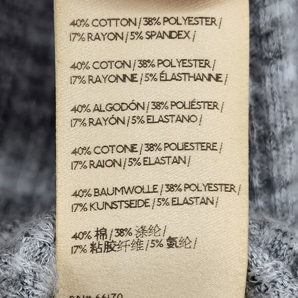 Anthropologie Long Sleeve Drop Shoulder Cinched Hem Pullover Sweater Size Medium - Picture 5 of 6